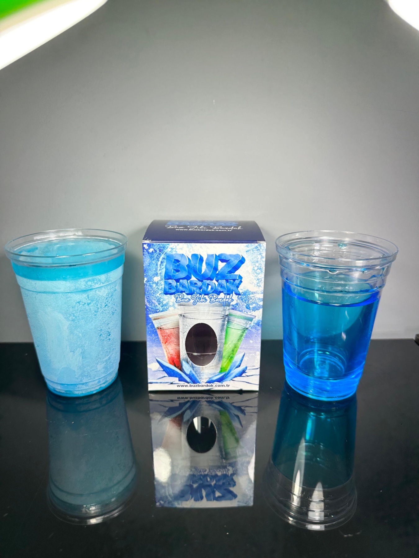Buz Bardak Mavi V1